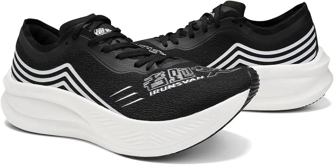 New Carbon Plate Running Shoes for Men Breathable Cushioning Sports Non-Slip PB Lightweight Rebound Road Sneakers