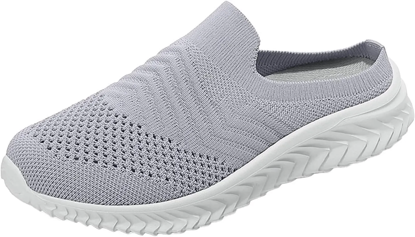 Orthopedic Platform Loafers Women's Slip-On Walking Shoes Breathable Lightweight Mule Sneakers Summer Comfort Running Shoes