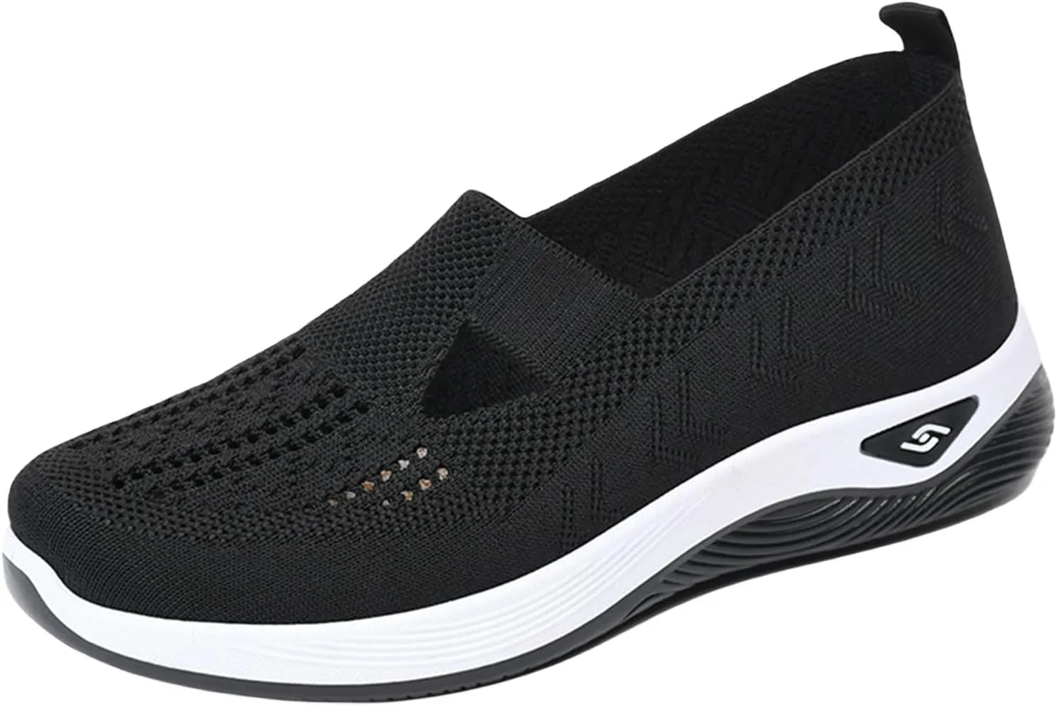 Orthopedic Shoes for Women Air Cushion Athletic Sneakers Breathable Soft Arch Support Non Slip Shoes Lightweight Foam Walking Sneaker Breathable Mesh Trainers Running Jogging Shoe