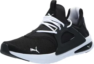 PUMA Men's Softride Enzo Evo Cross Training Shoes, Black-White, 10.5