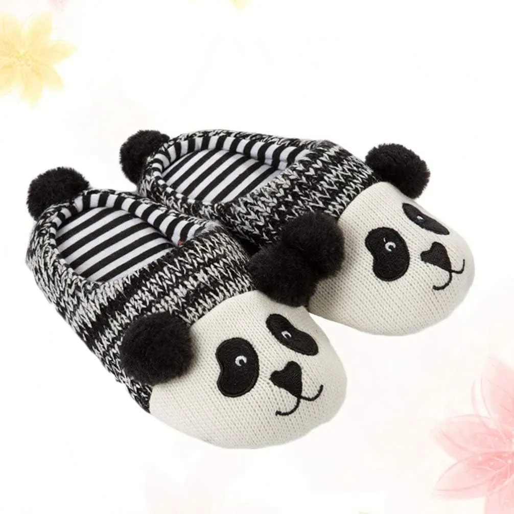 Slippers for Kids Animals Slippers Kids Slippers Home Slippers Memory Foam Slippers Women Couples Plush Footwear Knitting Slippers Winter Slipper Christmas Set Child Cute