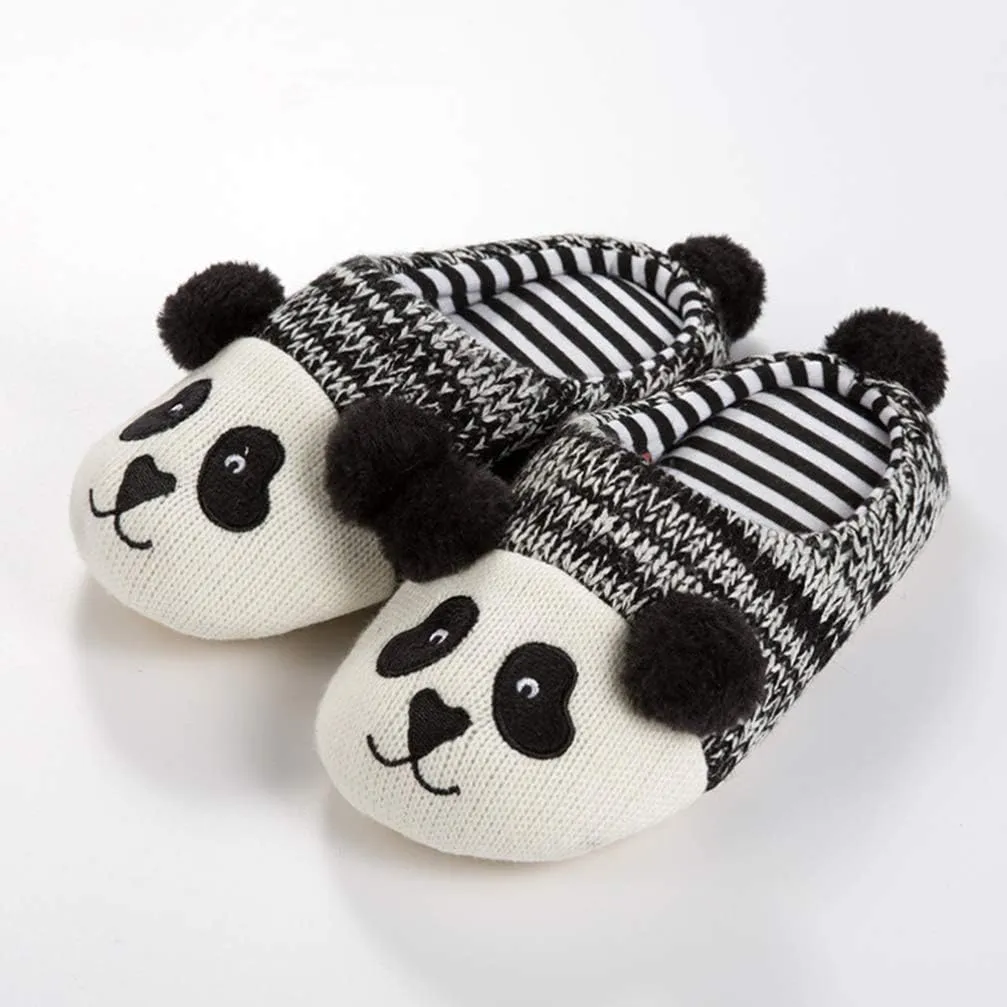 Slippers for Kids Animals Slippers Kids Slippers Home Slippers Memory Foam Slippers Women Couples Plush Footwear Knitting Slippers Winter Slipper Christmas Set Child Cute