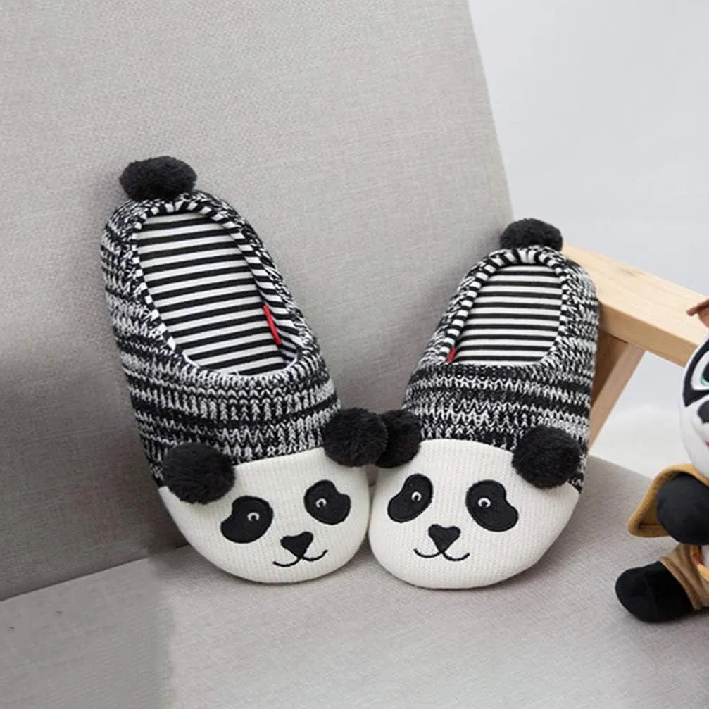 Slippers for Kids Animals Slippers Kids Slippers Home Slippers Memory Foam Slippers Women Couples Plush Footwear Knitting Slippers Winter Slipper Christmas Set Child Cute