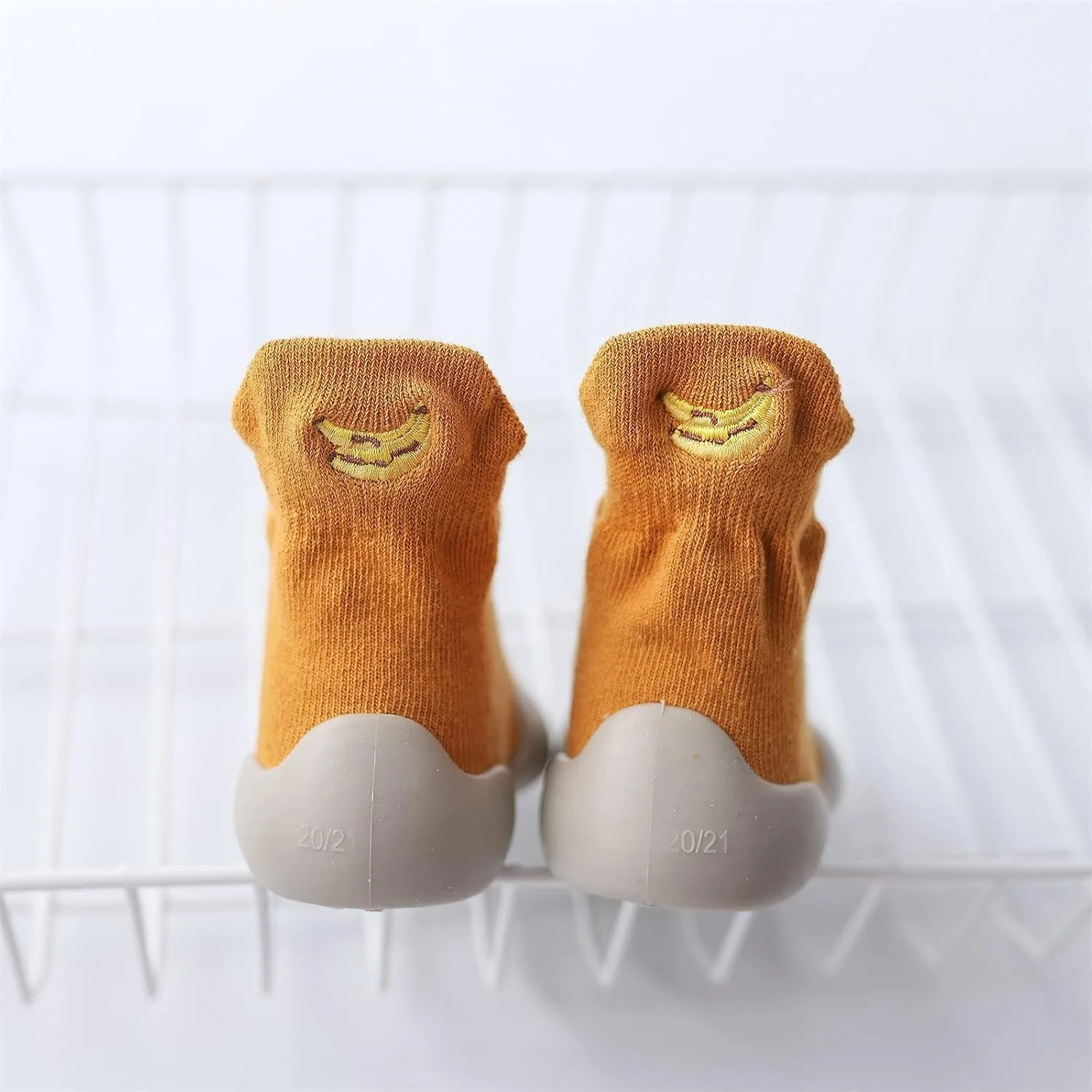 Sock Shoes for Baby Girl Infant Walking Shoes Rubber Sole Non-skid Walking Sock Shoes Toddler Pre Walker