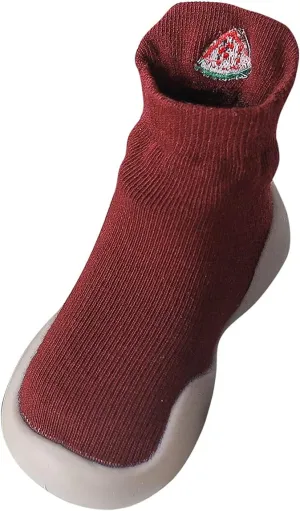 Sock Shoes for Baby Girl Infant Walking Shoes Rubber Sole Non-skid Walking Sock Shoes Toddler Pre Walker