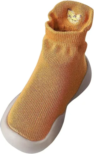 Sock Shoes for Baby Girl Infant Walking Shoes Rubber Sole Non-skid Walking Sock Shoes Toddler Pre Walker