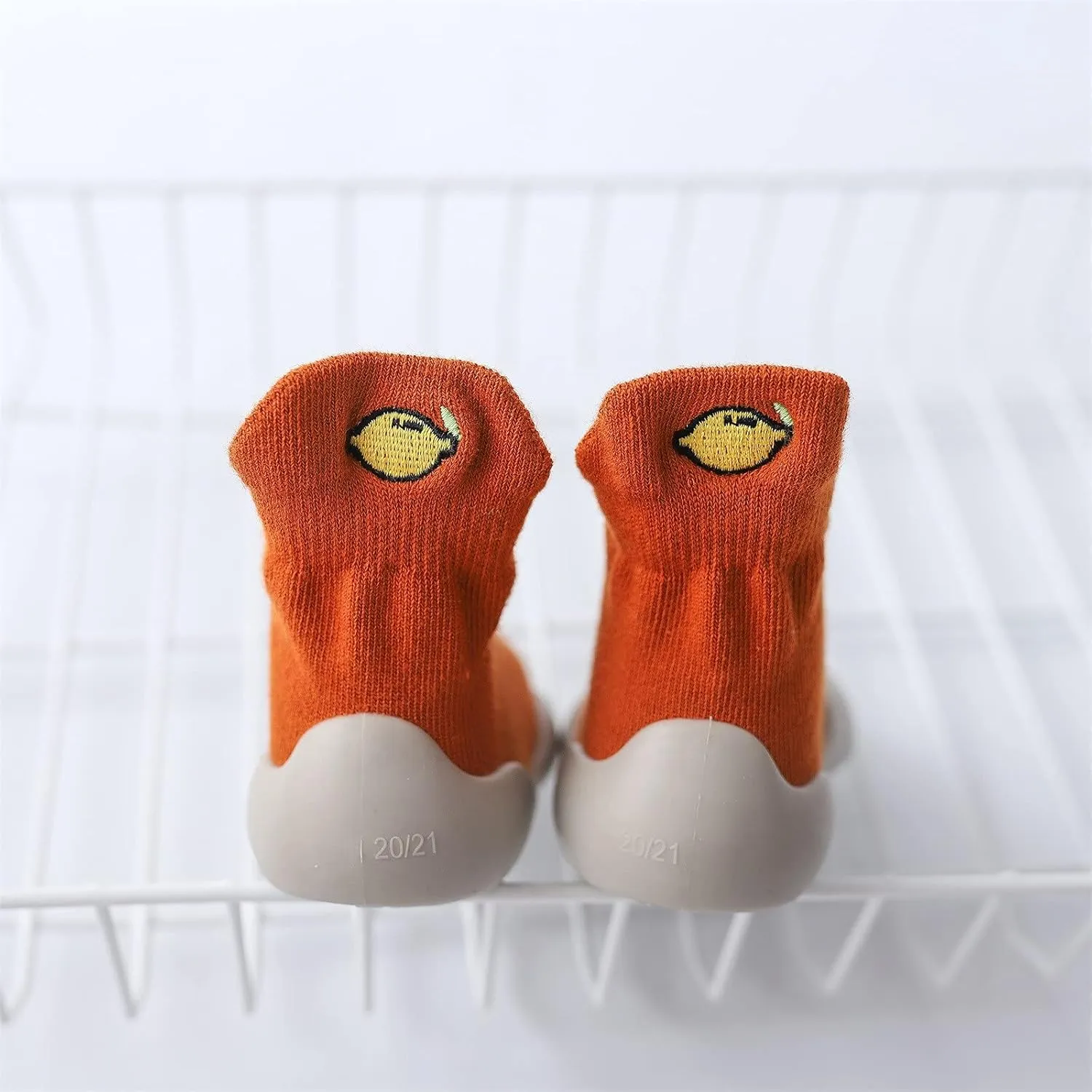 Sock Shoes for Baby Girl Infant Walking Shoes Rubber Sole Non-skid Walking Sock Shoes Toddler Pre Walker