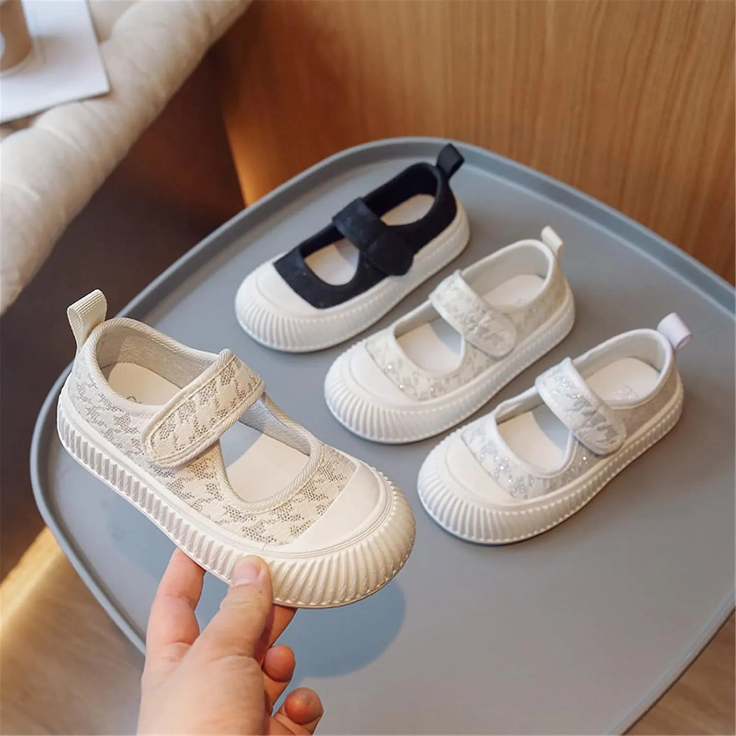 Toddler Mary Jane Shoes Little Girl Dress up Shoes Girls Mary Jane Flats School Sneakers Wedding Sandals Infant Shoes