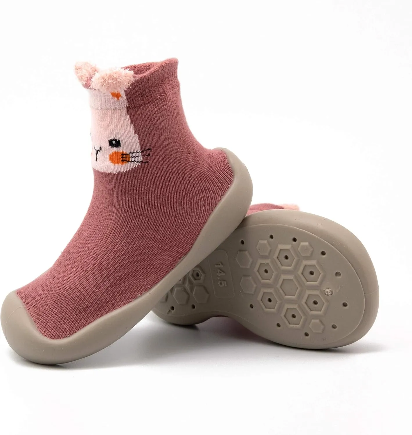Toddler sock shoes baby boys girls Slippers shoes Baby Infant First Walking Shoes Rubber Sole Non-Skid Floor Slippers