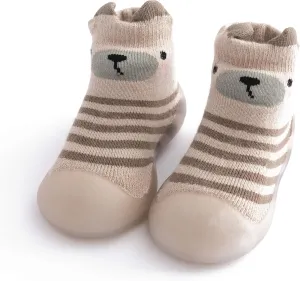 Toddler sock shoes baby boys girls Slippers shoes Baby Infant First Walking Shoes Rubber Sole Non-Skid Floor Slippers