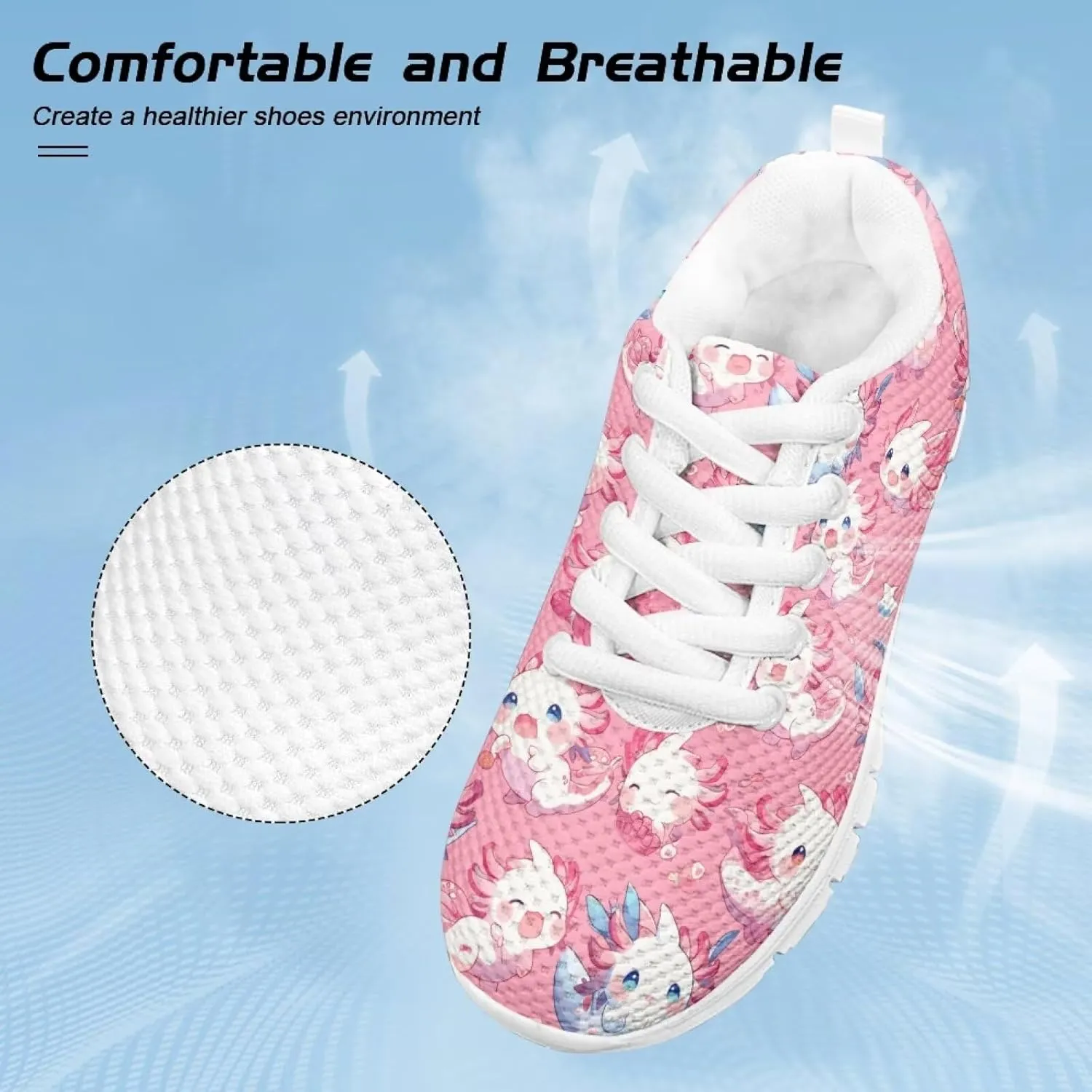 Upetstory Kids Sneakers for Boys Girls Size 11-3 Walking Running Shoes