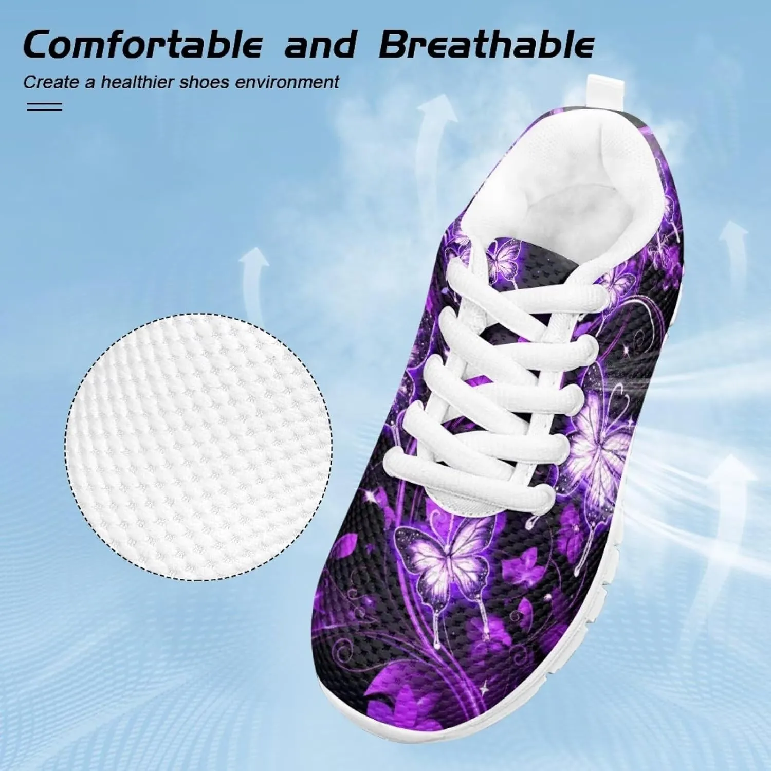 Upetstory Kids Sneakers for Boys Girls Size 11-3 Walking Running Shoes