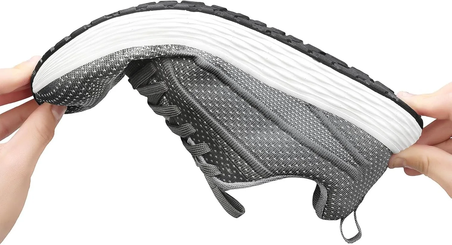 Wide Toe Box Walking Shoes for Men, Zero Drop Road Running Shoes, Lightweight, Breathable, for Tennis, Gym
