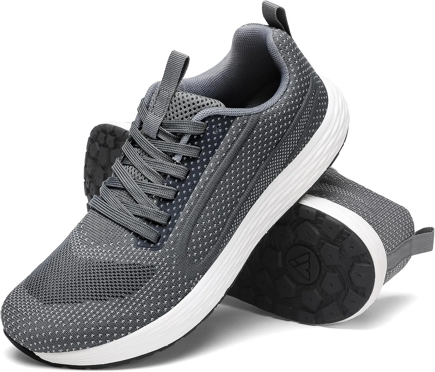 Wide Toe Box Walking Shoes for Men, Zero Drop Road Running Shoes, Lightweight, Breathable, for Tennis, Gym