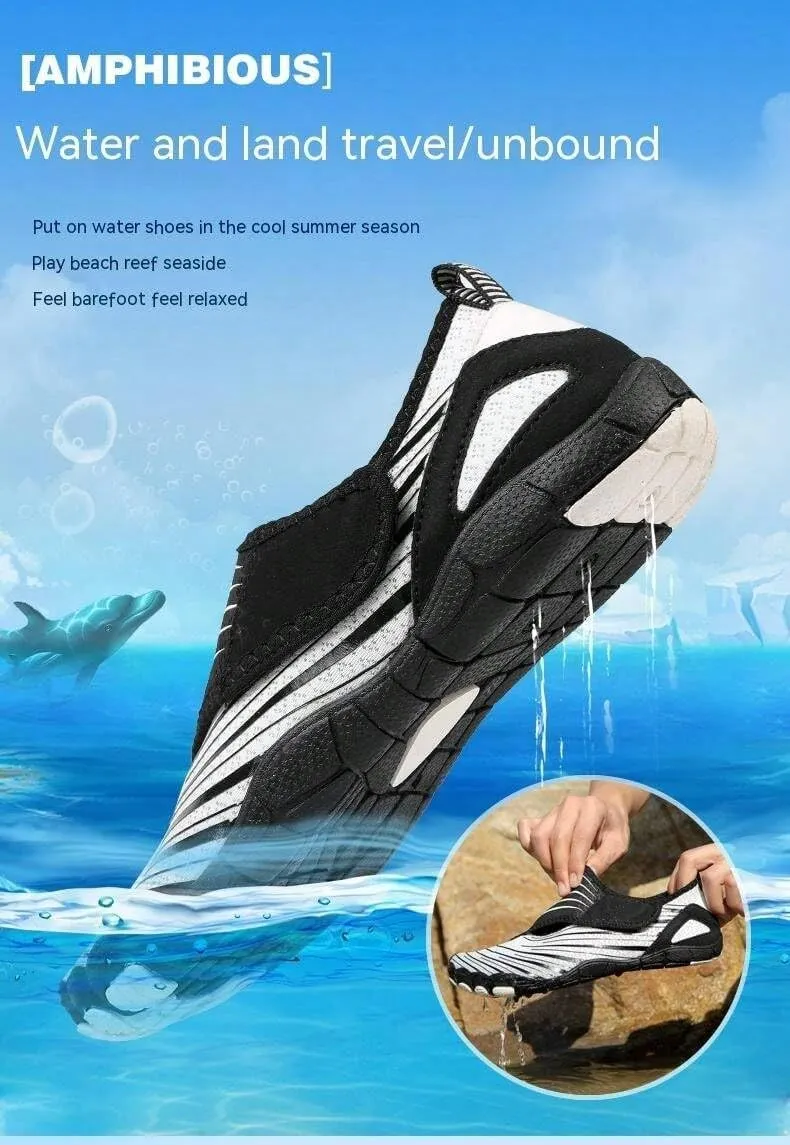 Winter Summer Wide Toe Hike Barefoot Shoes for Women Men Breathable Quick Dry Soft Water Aqua Socks for Hiking Swim Beach Surf Yoga Sport Footwear