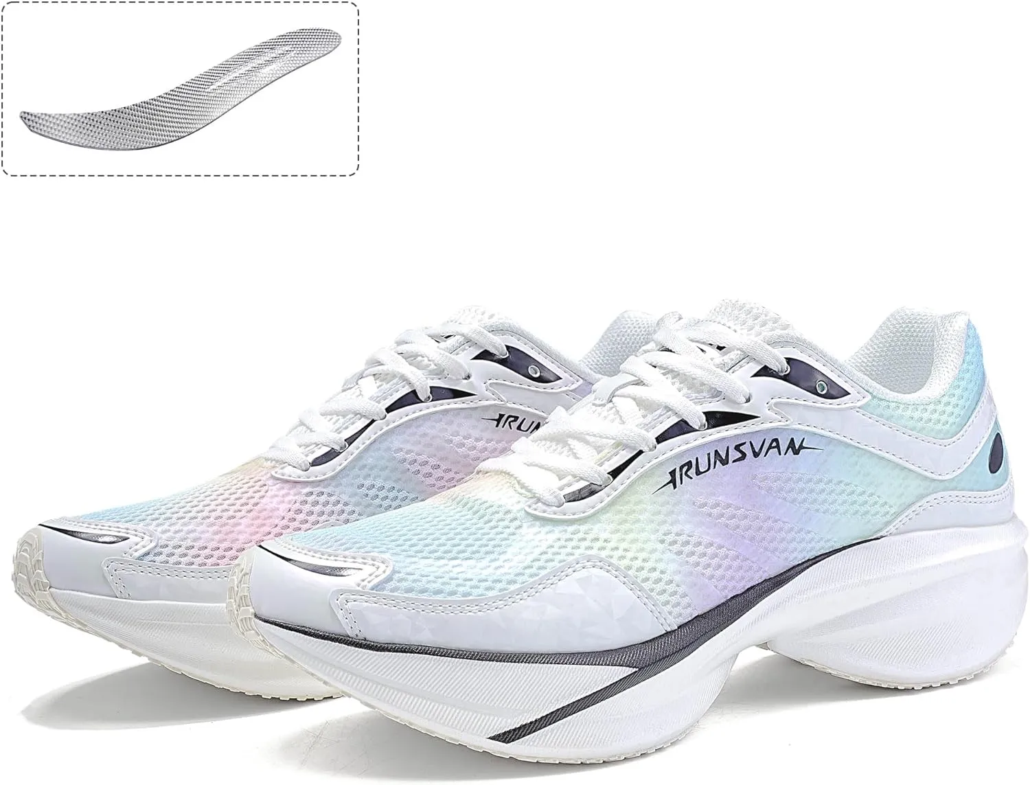 Women & Mens for Running Shoes – Carbon Plate Running,Shoes High Rebound, Dual Cushion, Slip-Resistant for Daily Exercise Training Commuting