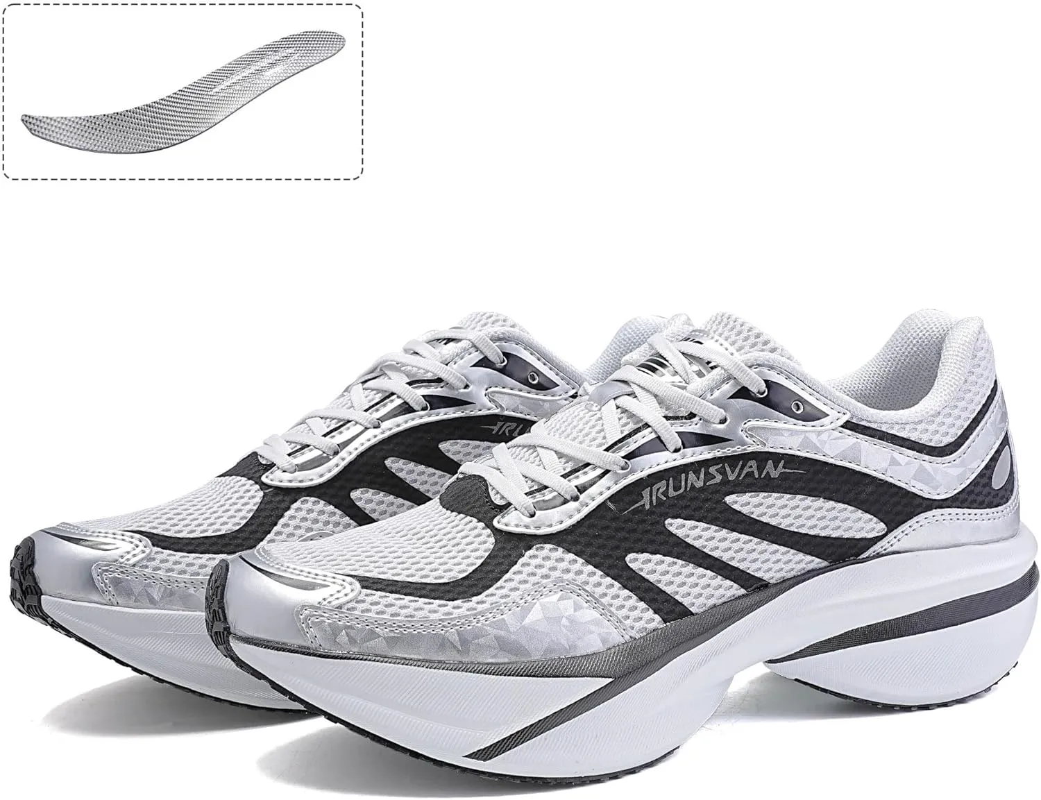 Women & Mens for Running Shoes – Carbon Plate Running,Shoes High Rebound, Dual Cushion, Slip-Resistant for Daily Exercise Training Commuting