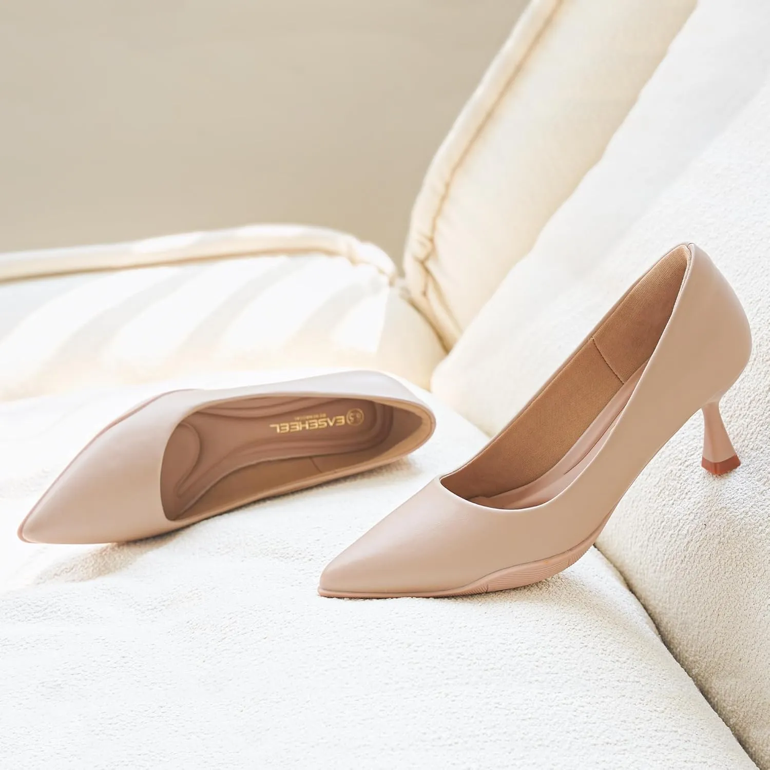 Women Comfortable Pumps Dress Shoes Running Heel Work Heels