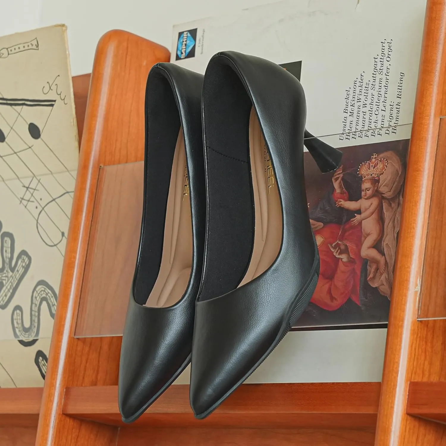 Women Comfortable Pumps Dress Shoes Running Heel Work Heels