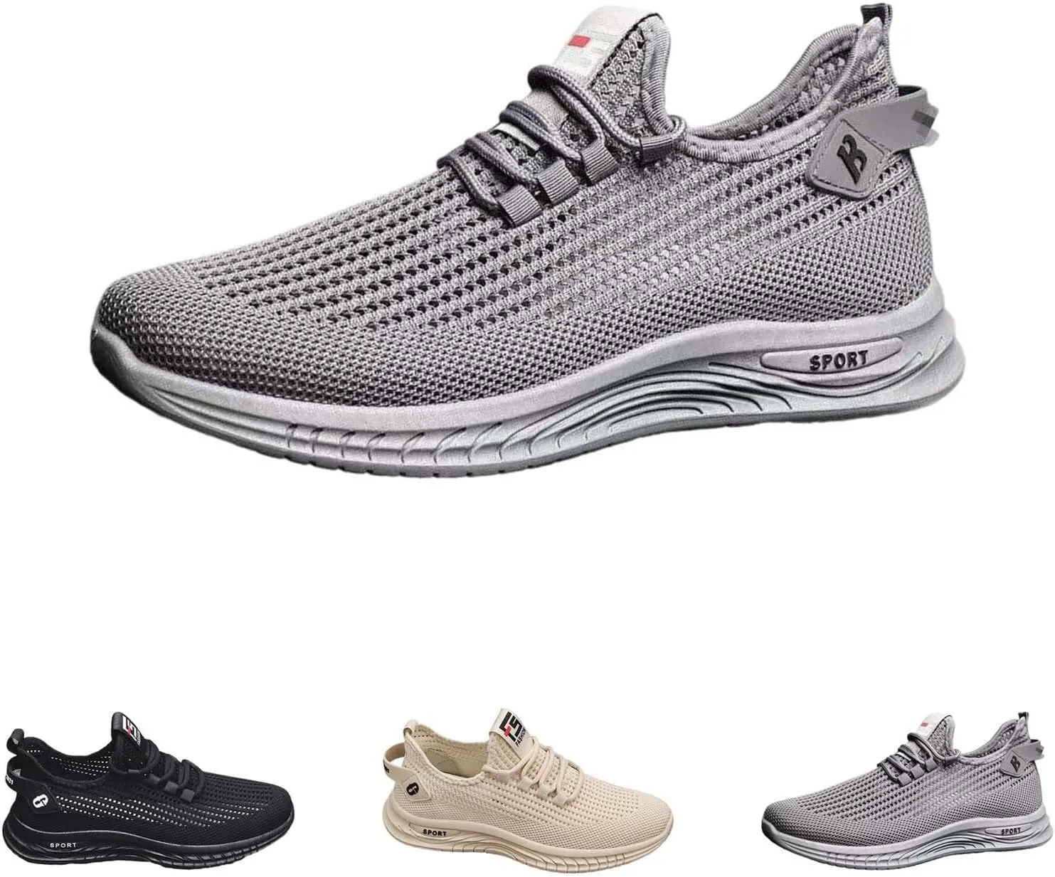 Women Walking Shoes Sock Sneakers Slip-On Breath Running Shoes for Men Boots Men Casual Dress Shoes Waterproof Sneakers Waterproof Tennis Shoe White Loafers