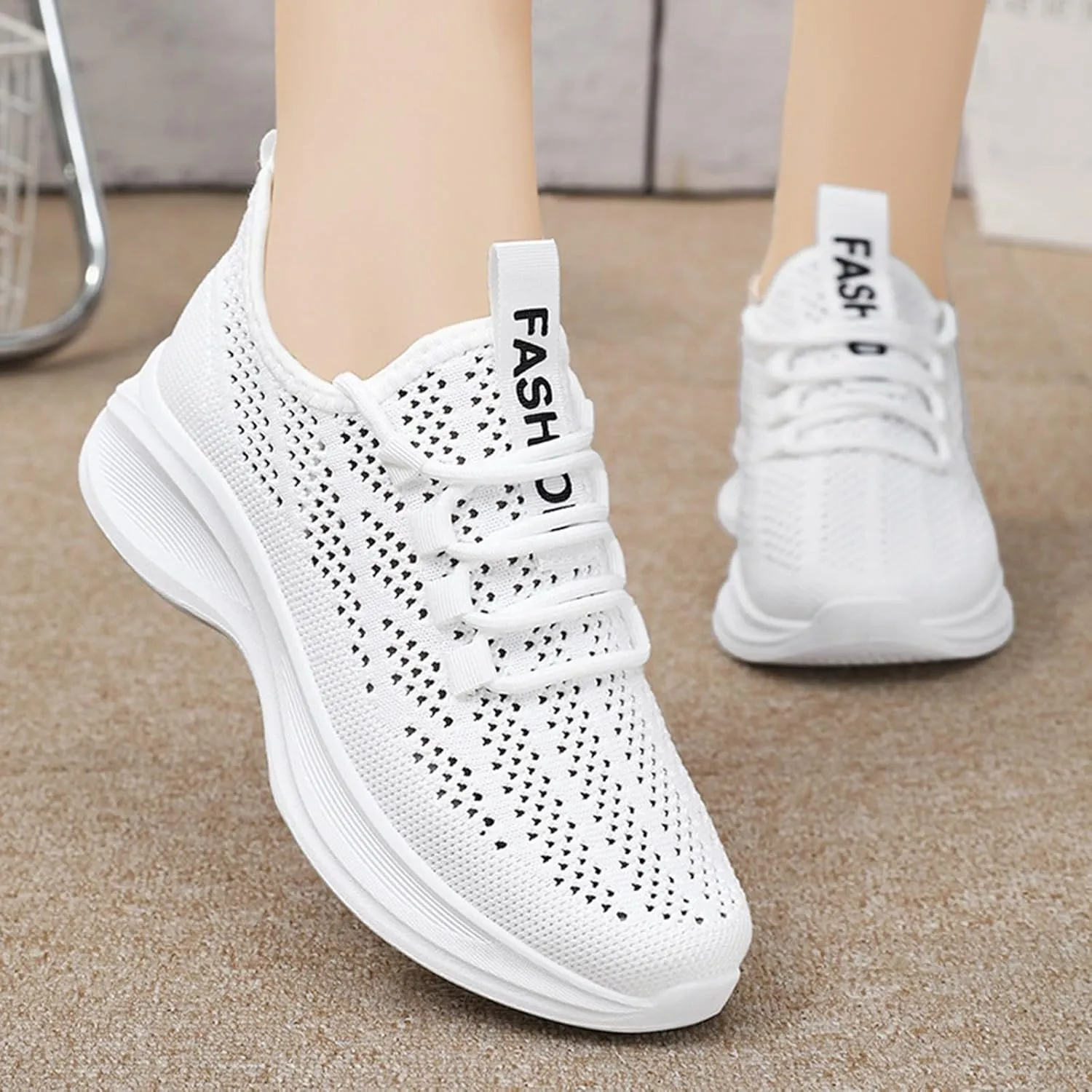 Women Walking Shoes Sock Sneakers Slip-On Breath Slip On Shoes Women Slip On Casual Shoes Slip On Men Shoes Sneakers Slip On Tennis Shoe Cross Trainer Shoe