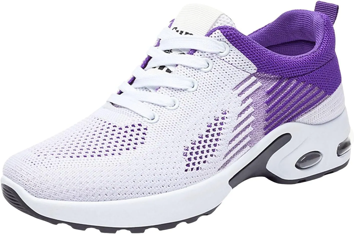 Women's Air Cushion Running Tennis Sneakers Lightweight Fashion Sport Shoes Gym Jogging Breathable Shoe Arch Support Athletic Walking Jogging Shoes Wide Toe Box Sneaker