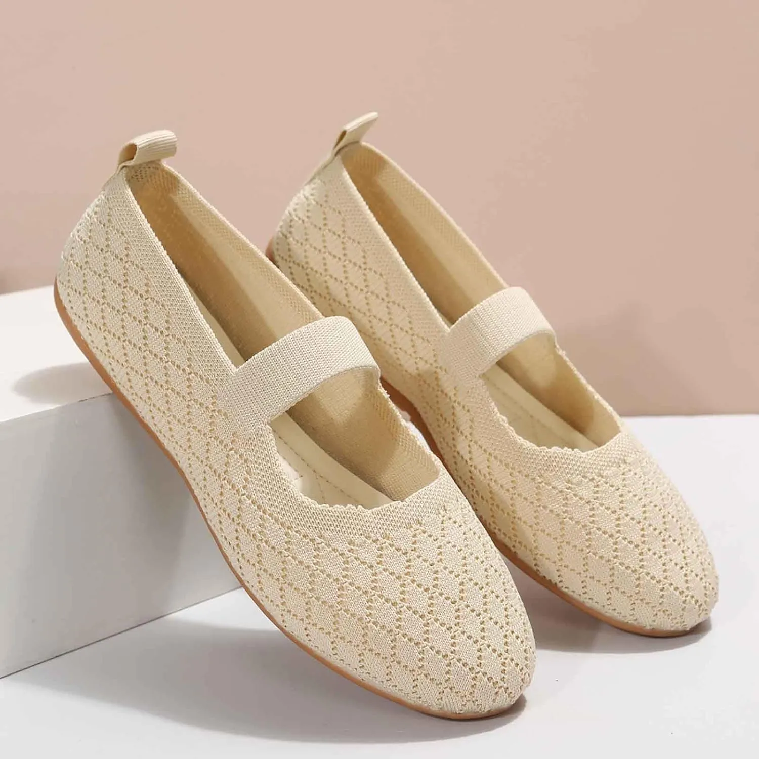 Women's Breathable Slip On Loafers Comfortable Casual Shoes for Walking Outdoor Leisure Spring Summer Fall Daily Wear