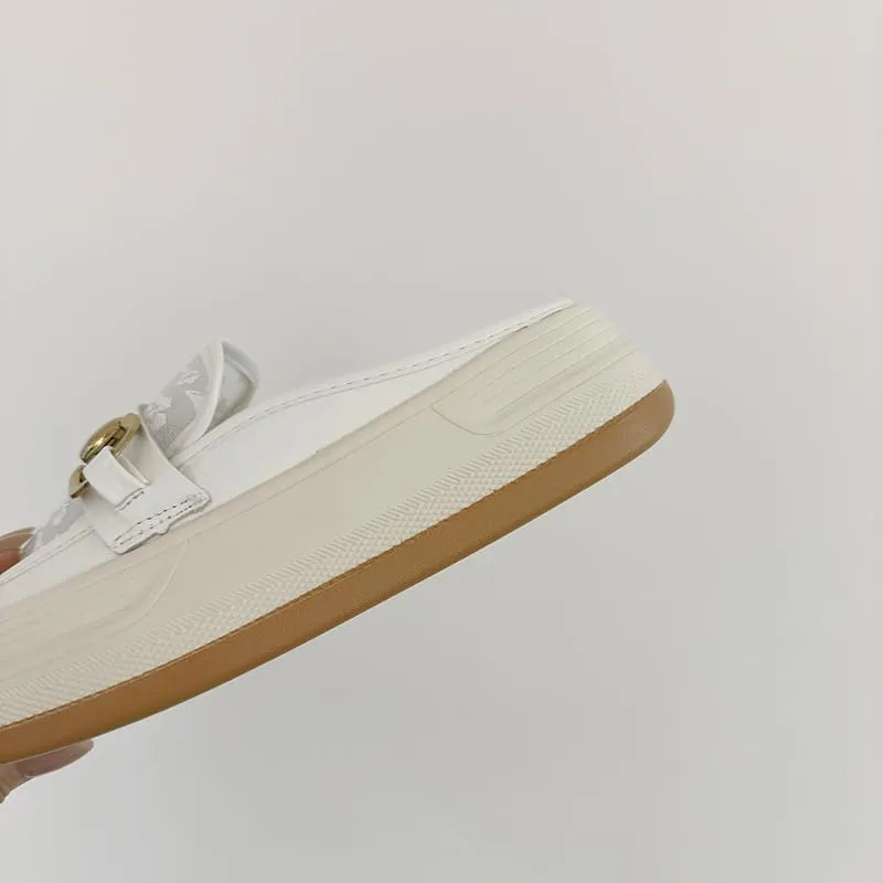 Women's Loafer Mules, Comfortable Slip On Mules for Ladies