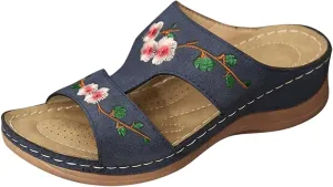 Womens Orthopedic Sandals with Arch Support Flip Flops Beach Dressy Platform Sandal Comfortable Arch Support Wedge Shoes for Woman Comfortable Platform Sandalias OrtopéDicas Mujer